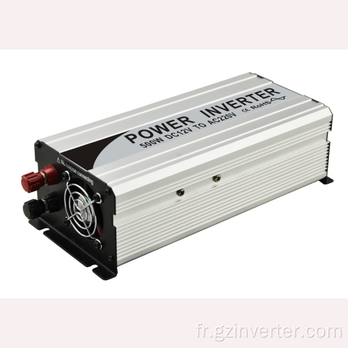 Inverteur d&#39;onde sinusoïdale pure500W DC 12V 24V